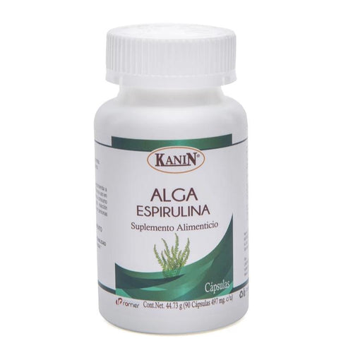 Alga Spirulina en cápsulas