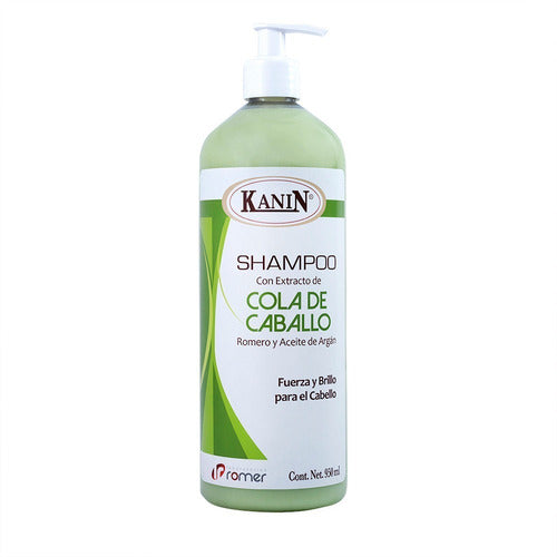 Shampoo con extracto de cola de caballo